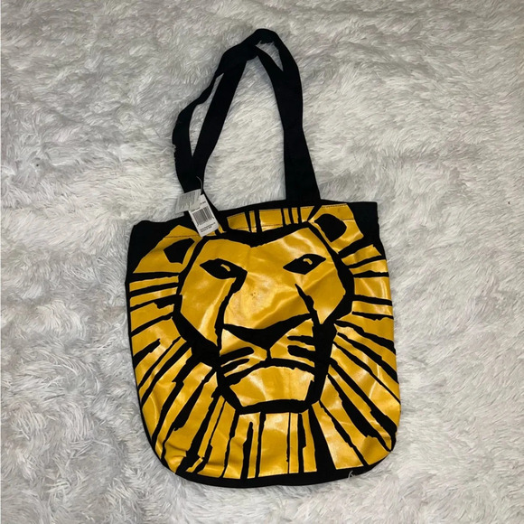 NWT Disney The Lion King Tote Bag with Mufasa graphic on front - Picture 1 of 3